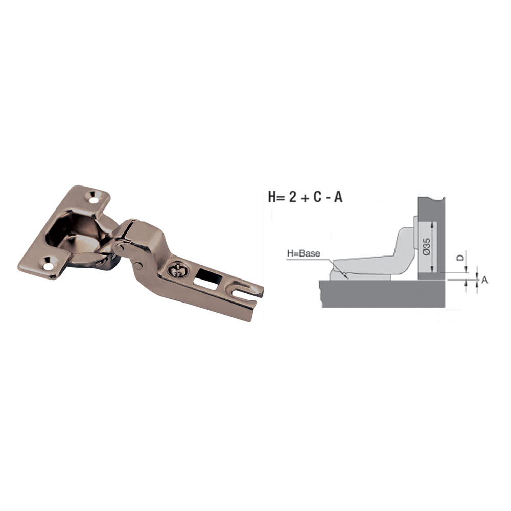 CERNIERA PER MOBILI mm. 35 - pz. 2 collo alto 18 - immagine 1