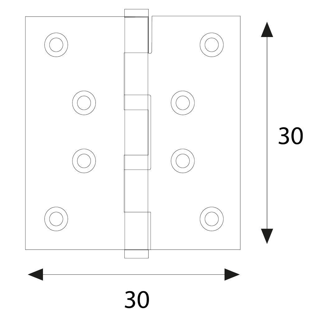CERNIERA IN ACCIAIO INOX ART.121IN - immagine 1