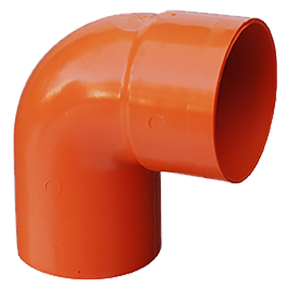 CURVA 87° PER TUBO PLUVIALE IN PVC 87° Ø 80 (chiusa) - immagine 1