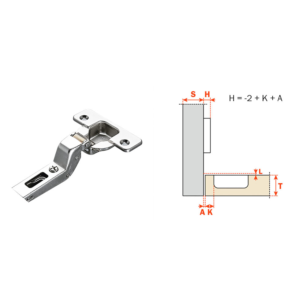 CERNIERA PER MOBILI 'C2AB' C2ABP99 - collo alto 17 standard - 25 Pezzi - immagine 1