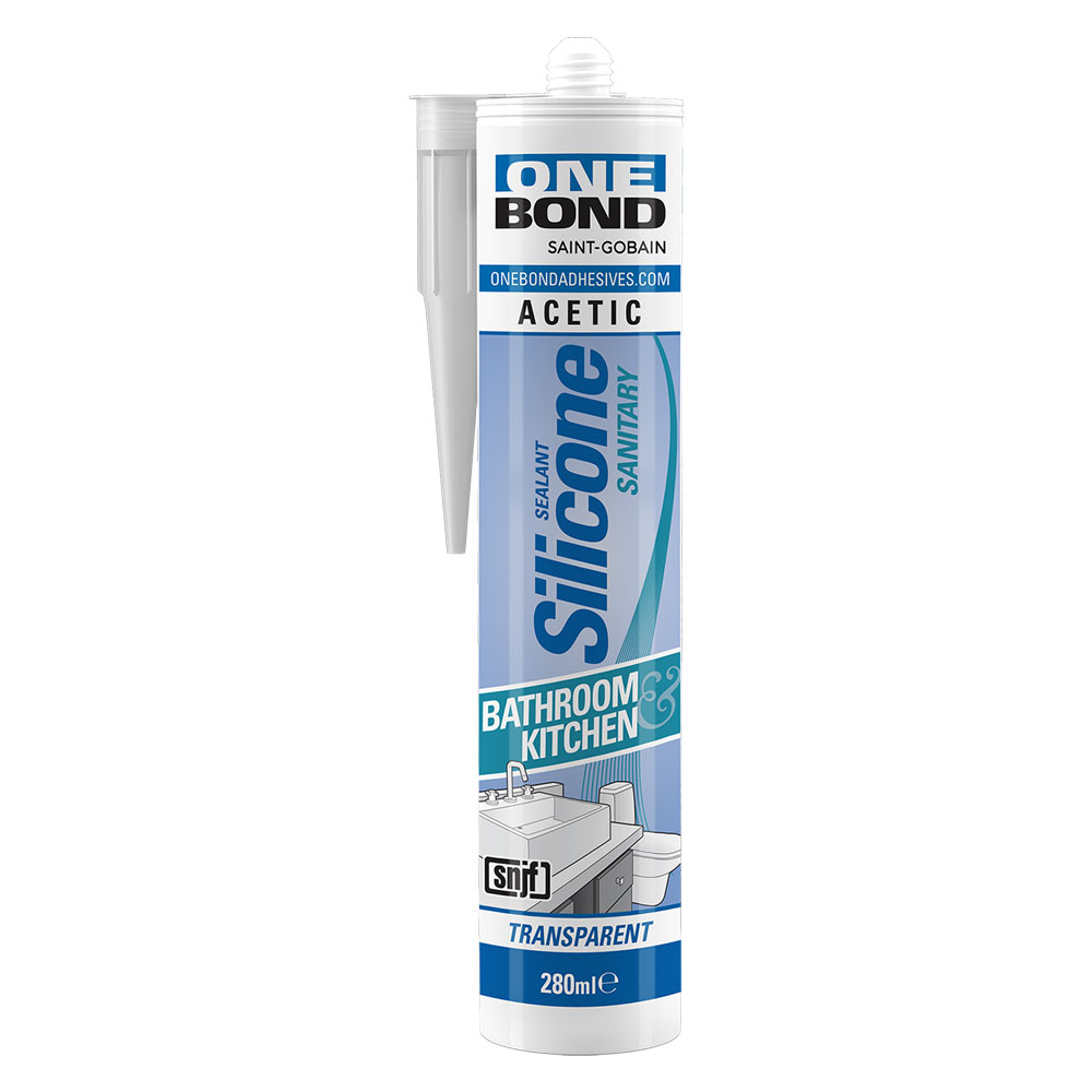 SILICONE ACETICO PER SANITARI - 12 Pezzi - immagine 1