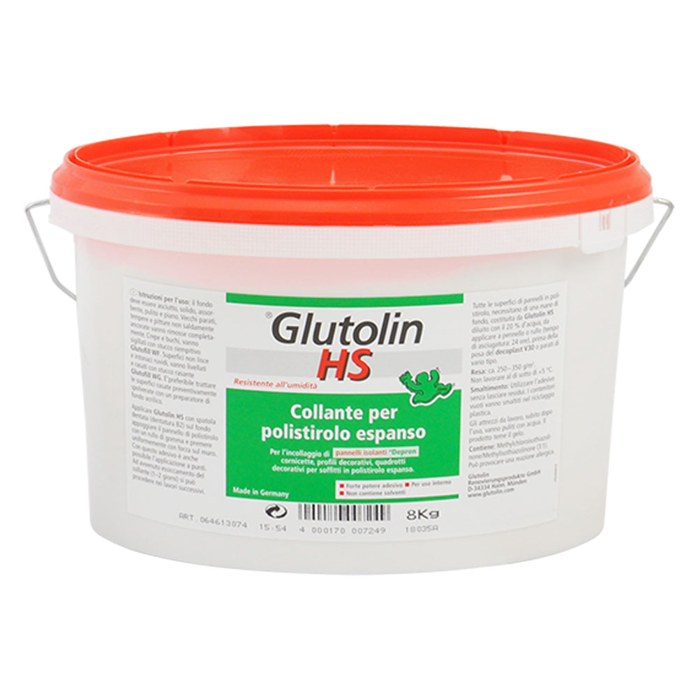 COLLANTE PER POLISTIROLO Glutolin HS - Kg. 8 secchio - immagine 1