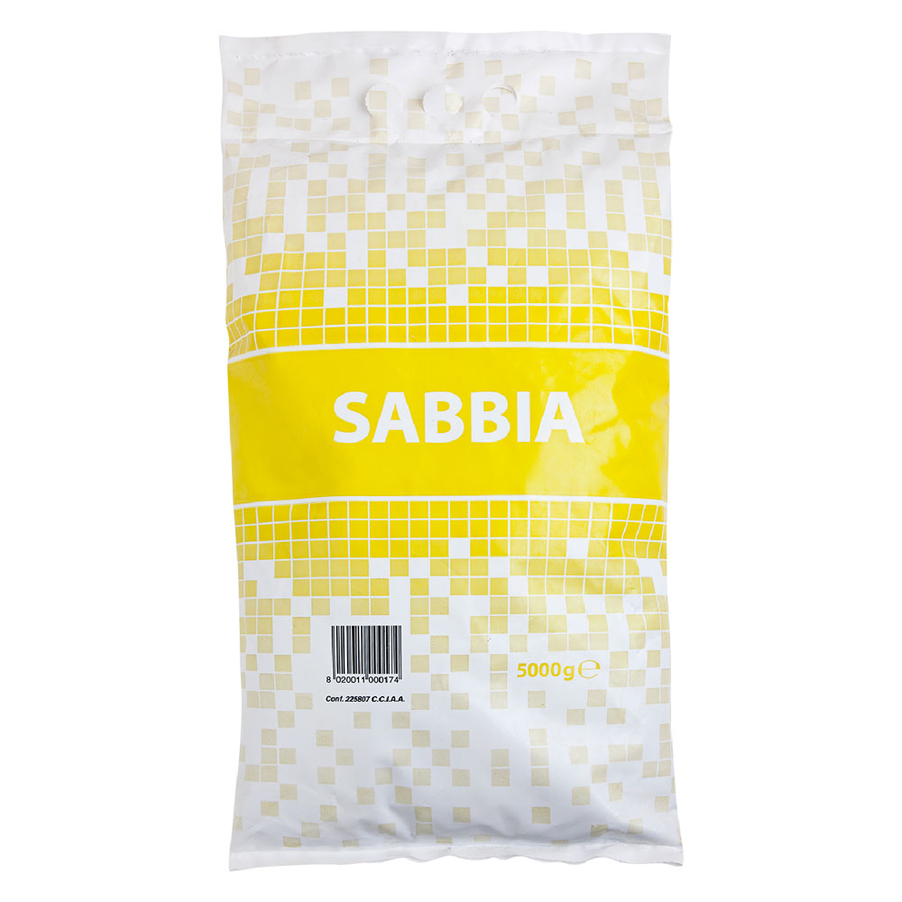 SABBIA QUARZIFERA Kg. 5 - busta - 4 Pezzi - immagine 1