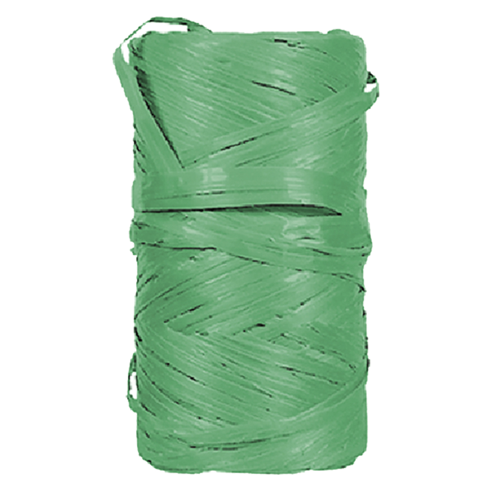 RAFIA SINTETICA A GOMITOLO gr. 200 circa - verde - 9 Kg - immagine 1