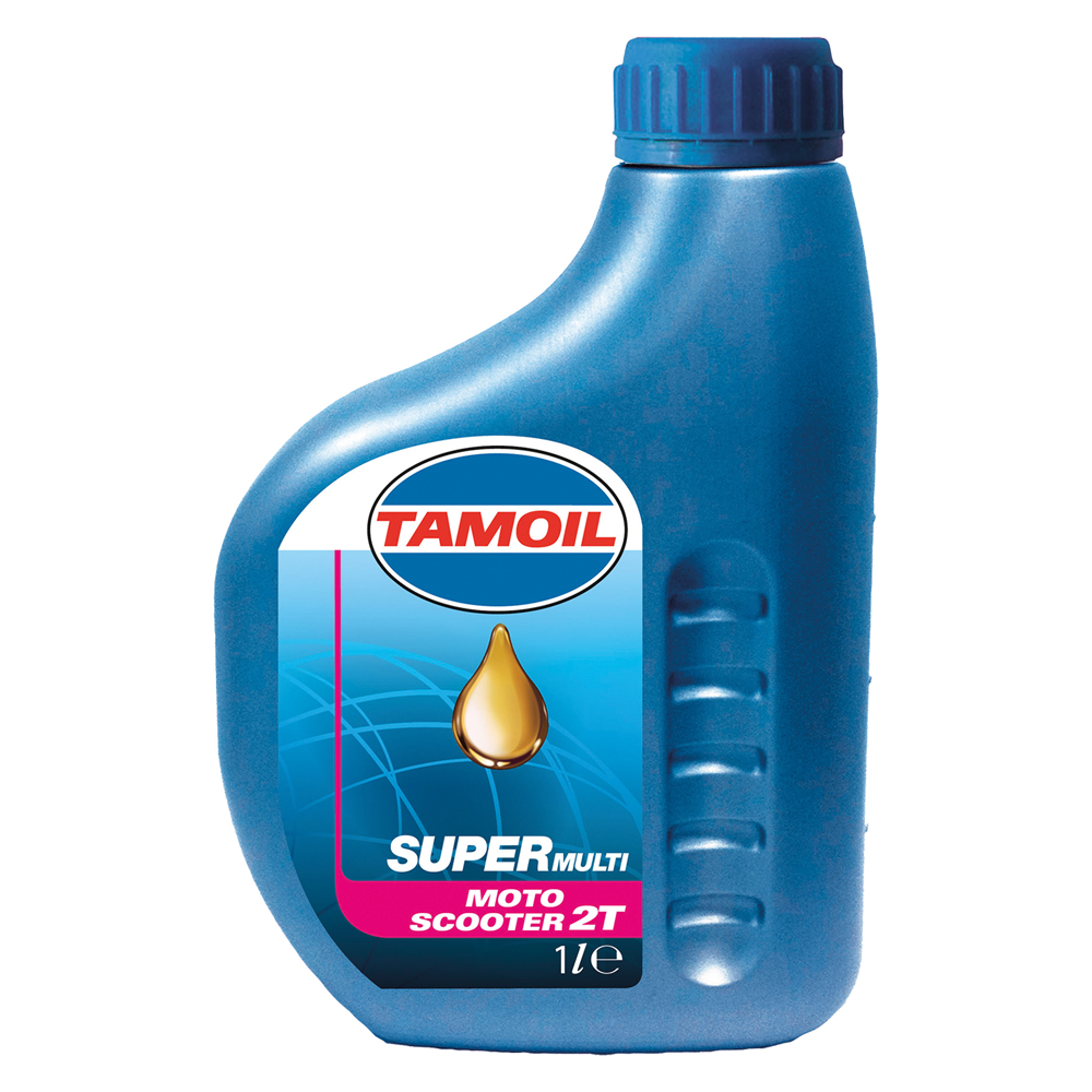OLIO MOTORE PER MOTO 'TAMOIL SUPERMULTI 2T' 2 tempi - lt. 1 - 12 Pezzi - immagine 1