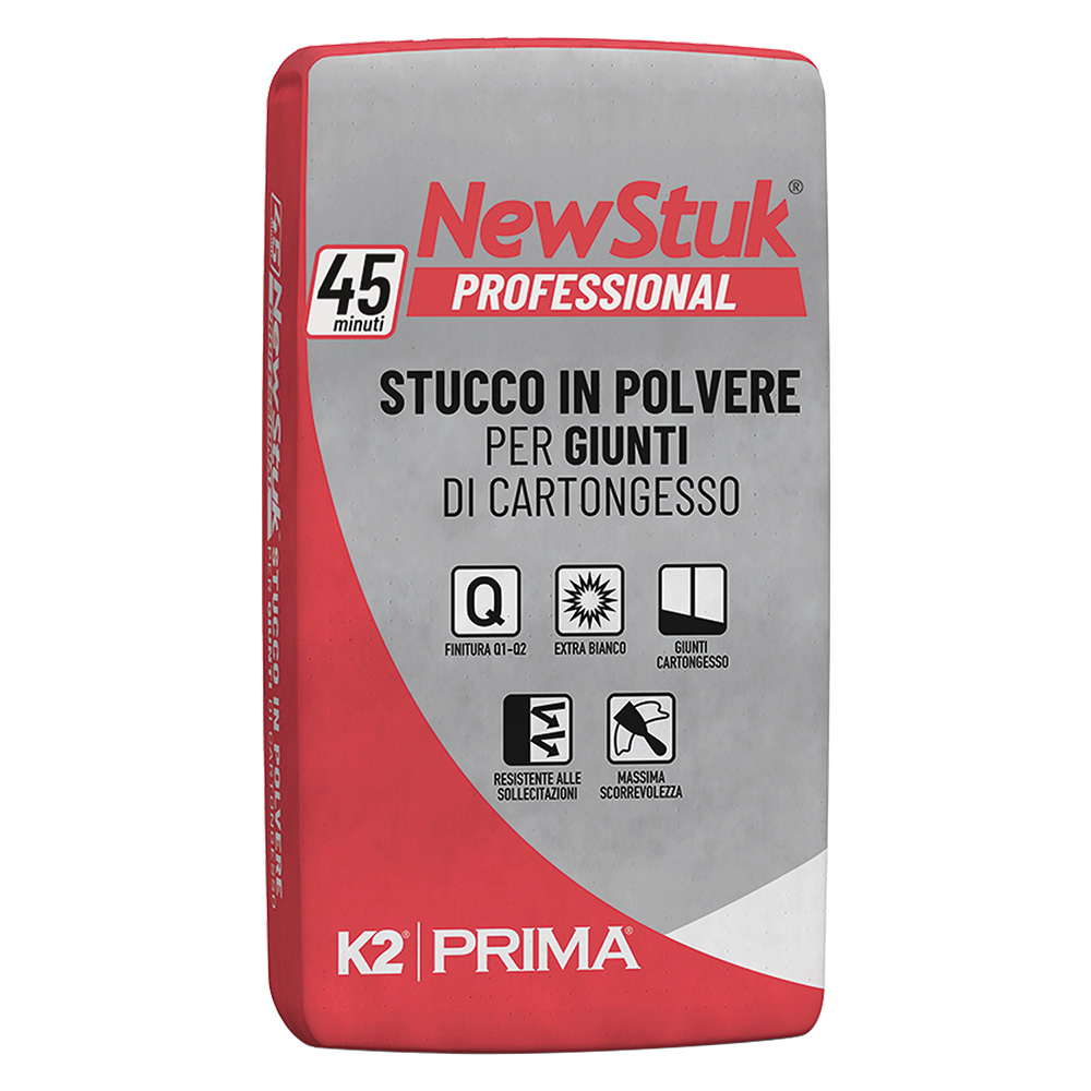 STUCCO IN POLVERE PER CARTONGESSO Kg. 5 - 4 Pezzi - immagine 1