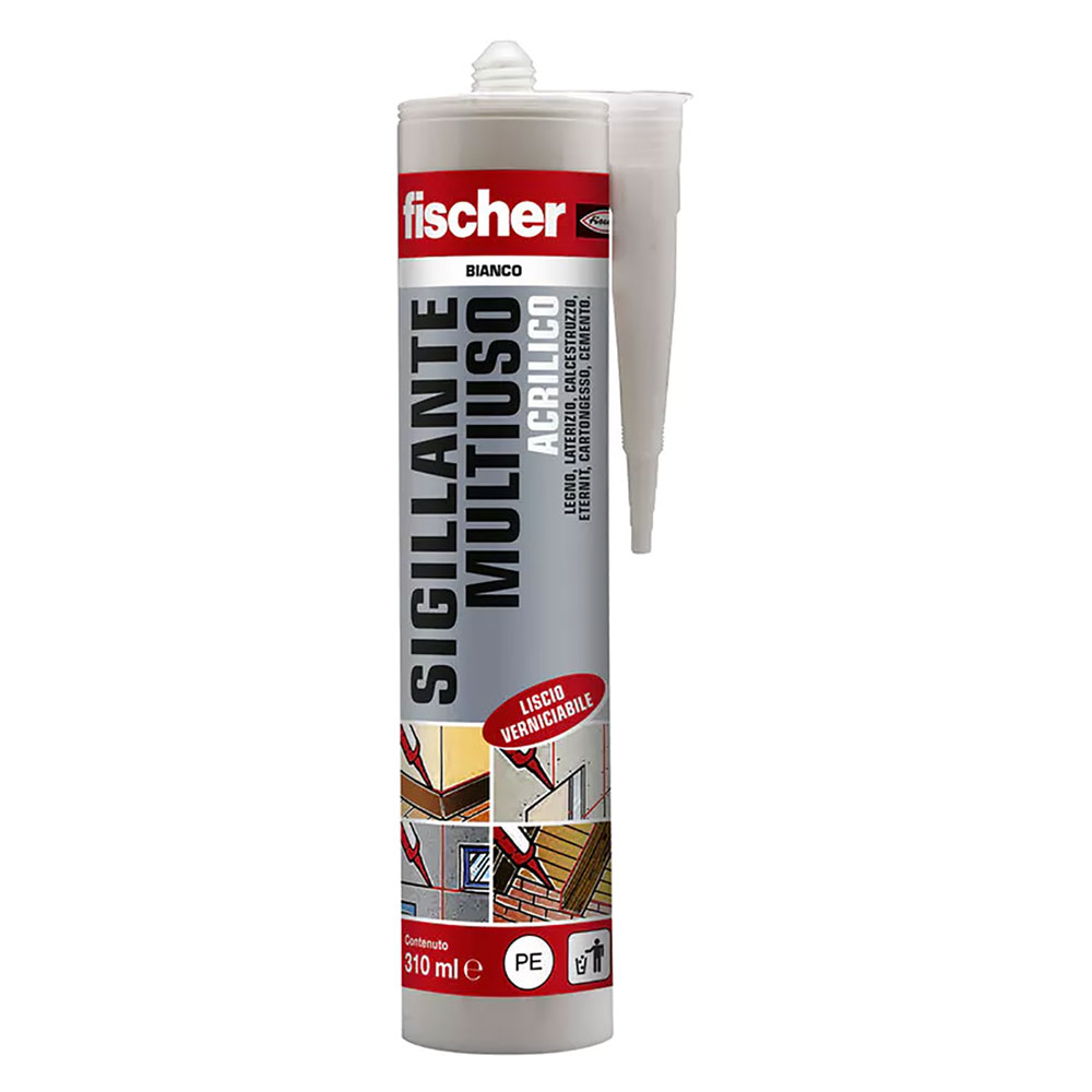 SILICONE ACRILICO 'SA' bianco ml 310 - 25 Pezzi - immagine 1