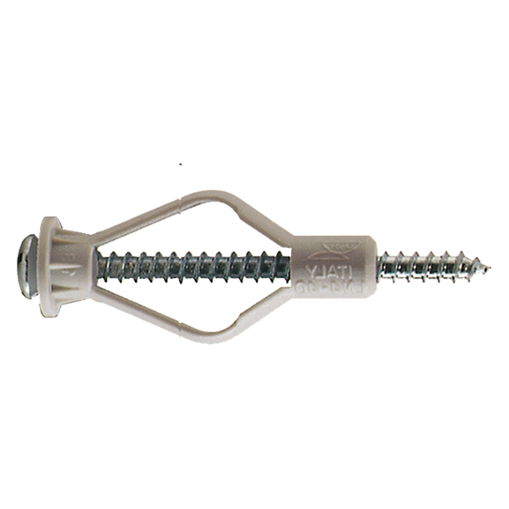 TASSELLO LASTRO NYLON LN4-40/5 mm 8 x 40 - vite 4 x 55 - 200 Pezzi - immagine 1