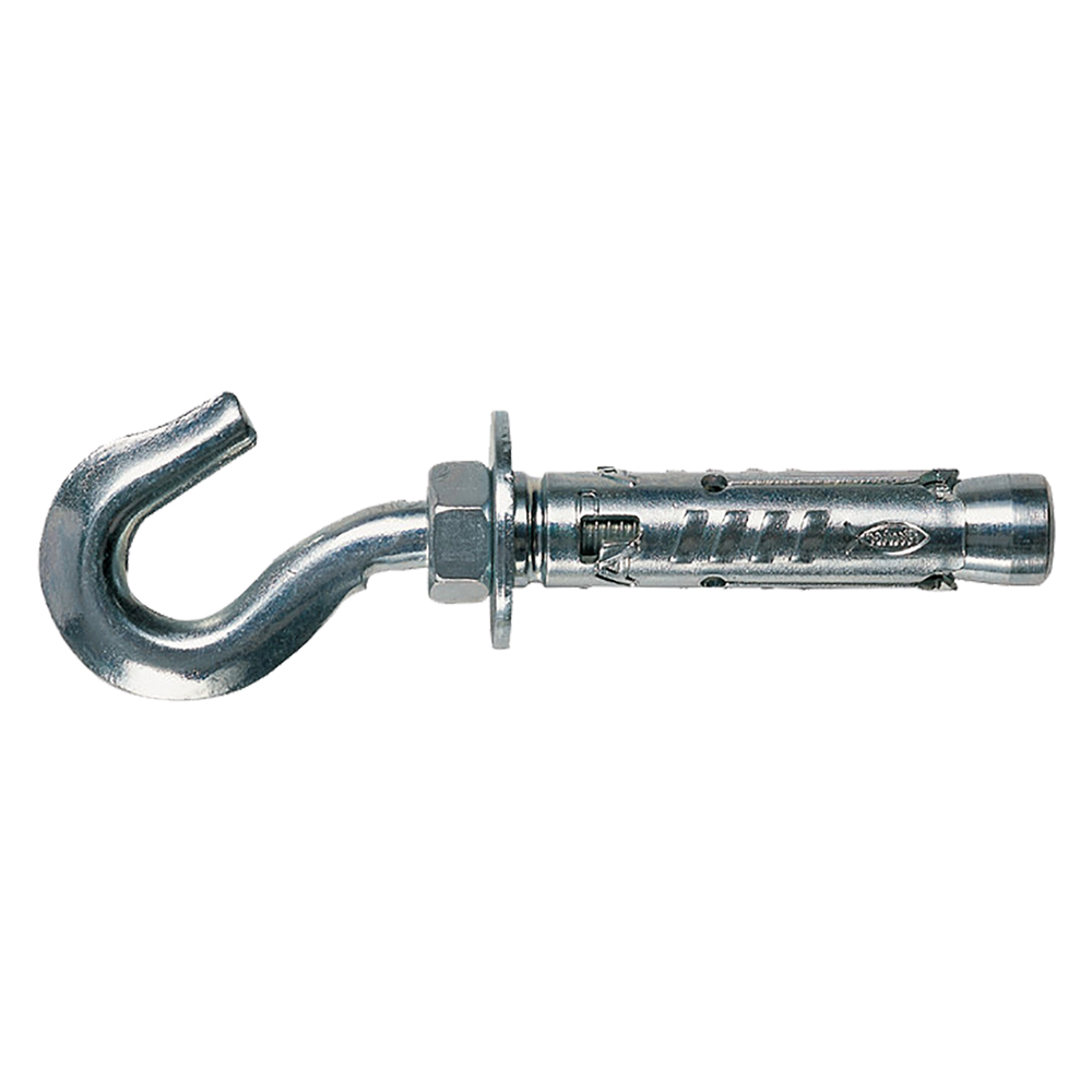 TASSELLO ACCIAIO CON GANCIO 'TA M-G' TA M 8G Ø 12 x 84 mm - M8 x 80 - 50 Pezzi - immagine 1
