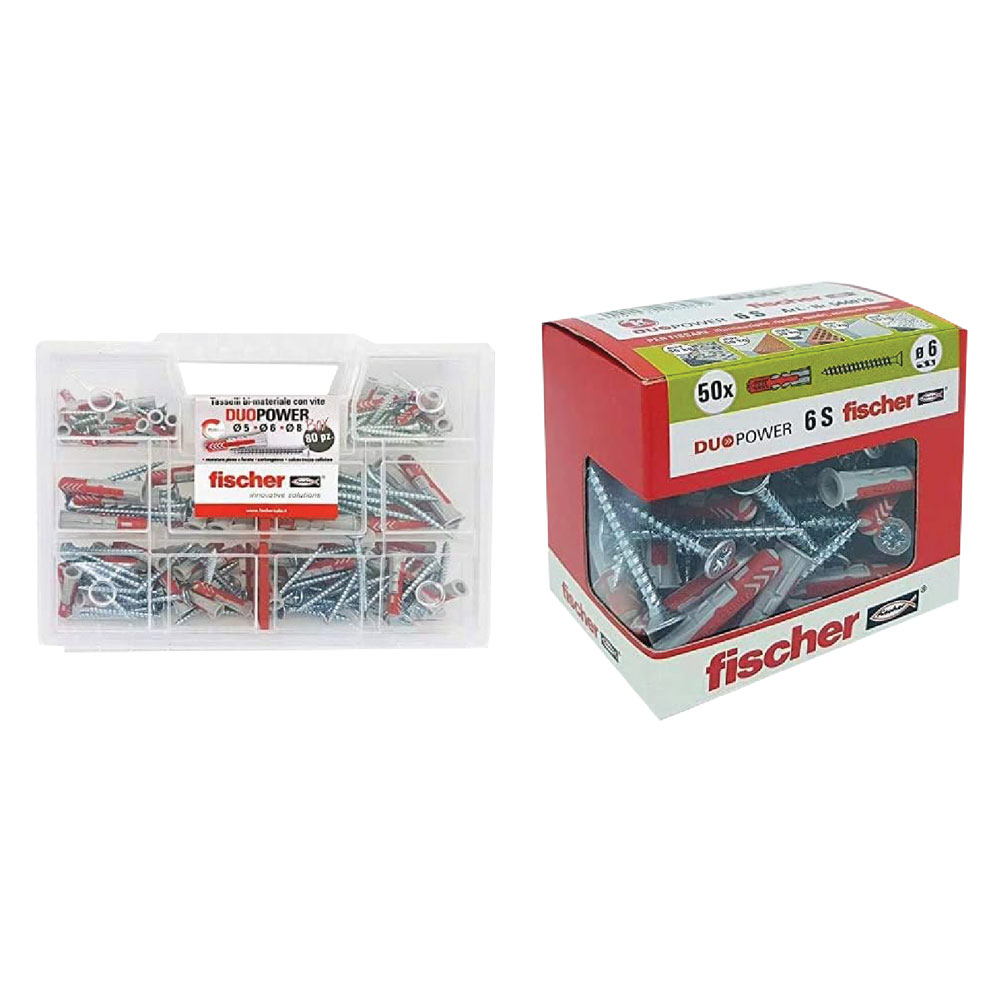TASSELLO CON VITE 'DUOPOWER' IN SET set 80 pezzi - immagine 1