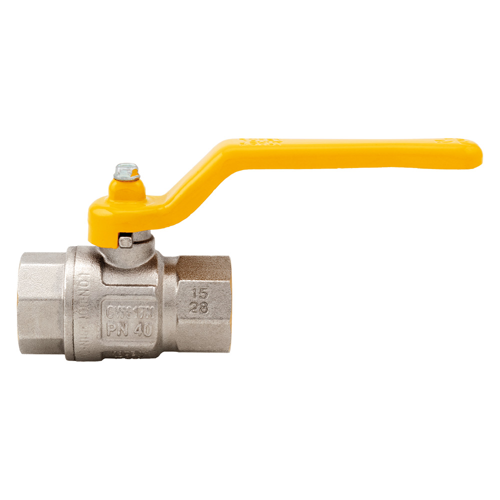 VALVOLA A SFERA PER GAS CON LEVA 1 FF - immagine 1