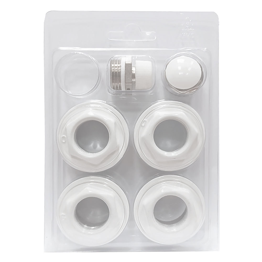 KIT ACCESSORI PER RADIATORI Ø 1' x attacco 3/8' - immagine 1