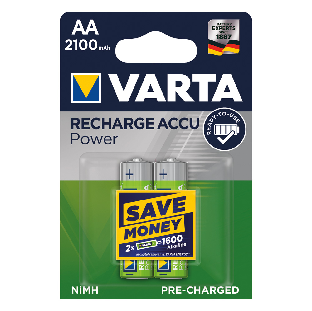 PILA STILO RICARICABILE ACCU POWER 'HR6' Pz 2 - 1,2 V - AA - immagine 1
