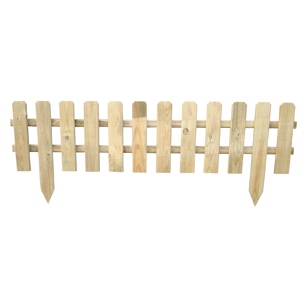 STECCATO IN LEGNO 'INGLESE II' cm. 120 x h.30/45 - immagine 1