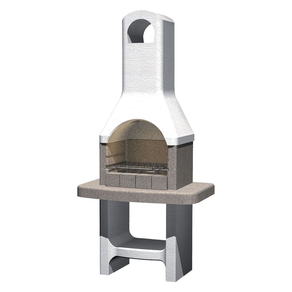 BARBECUE MURATURA 'LUCERNA' 88 x 58 x H 179,1 cm - immagine 1