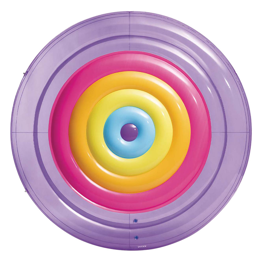 MATERASSINO GONFIABILE ISOLA 'RAINBOW FIESTA ISLAND' cm 201 x 24 - immagine 1