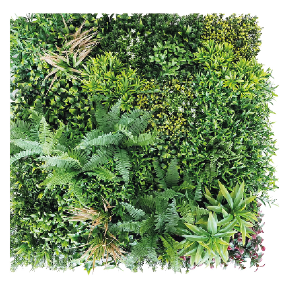 SIEPE ARTIFICIALE A PANNELLO QUADRATO 'JUNGLE' mt 1 x 1 - immagine 1