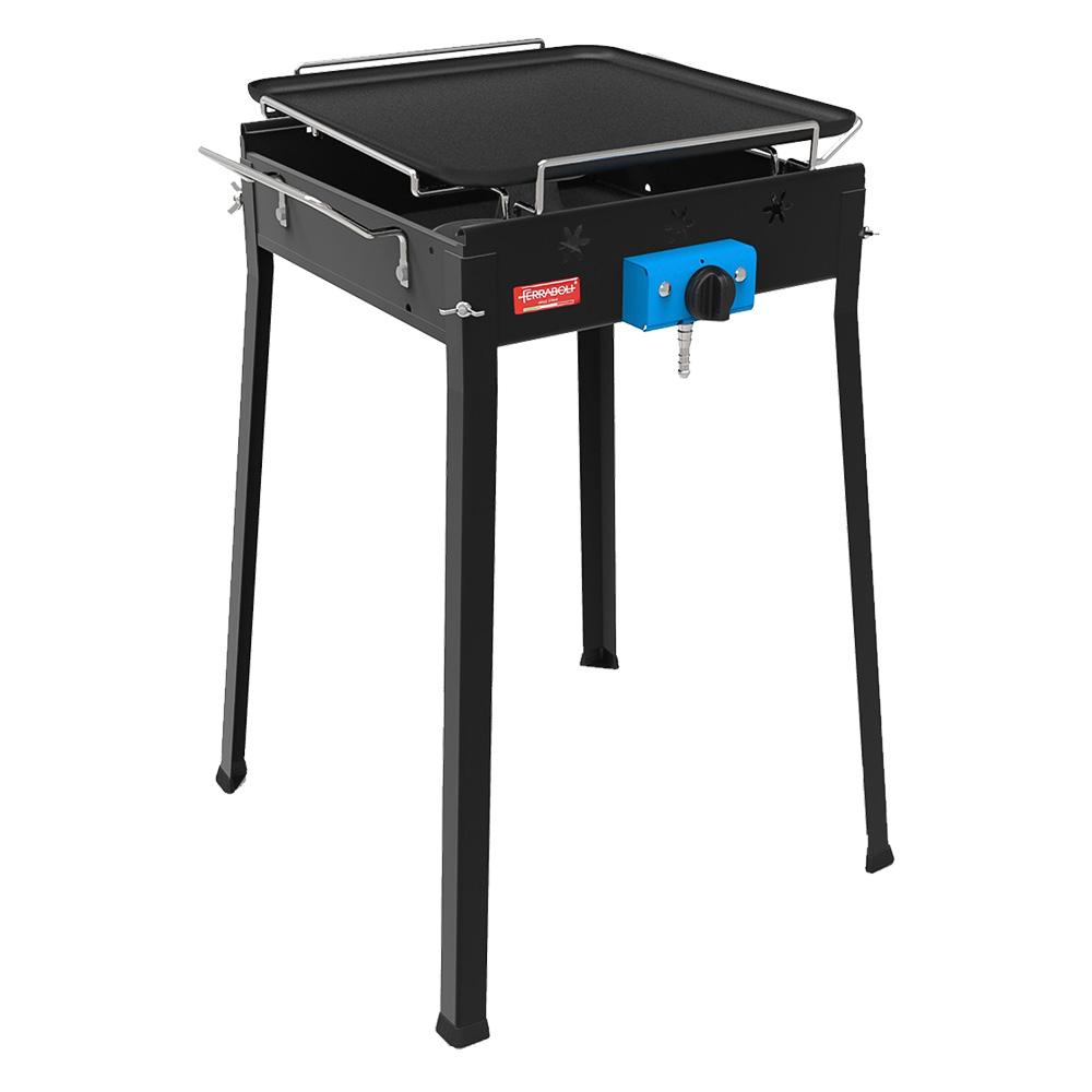BARBECUE A GAS MONO PIASTRA cm. 50 x 49 x 70 (L x P x H) - immagine 1