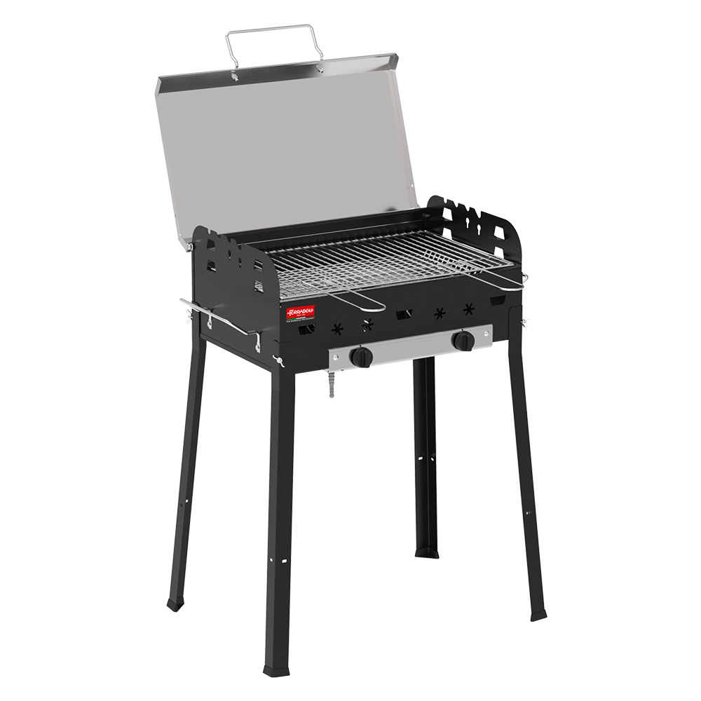 BARBECUE A GAS 'ECO' cm. 70 x 48 x 84 (L x P x H) - immagine 1