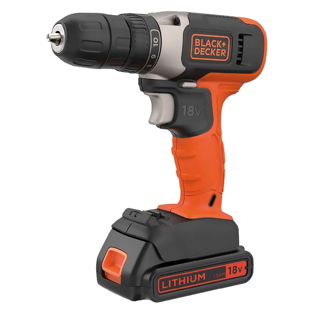 TRAPANO AVVITATORE A BATTERIA 'BCD001C1-QW' 18V - 1,5 ah Ioni Litio - immagine 1