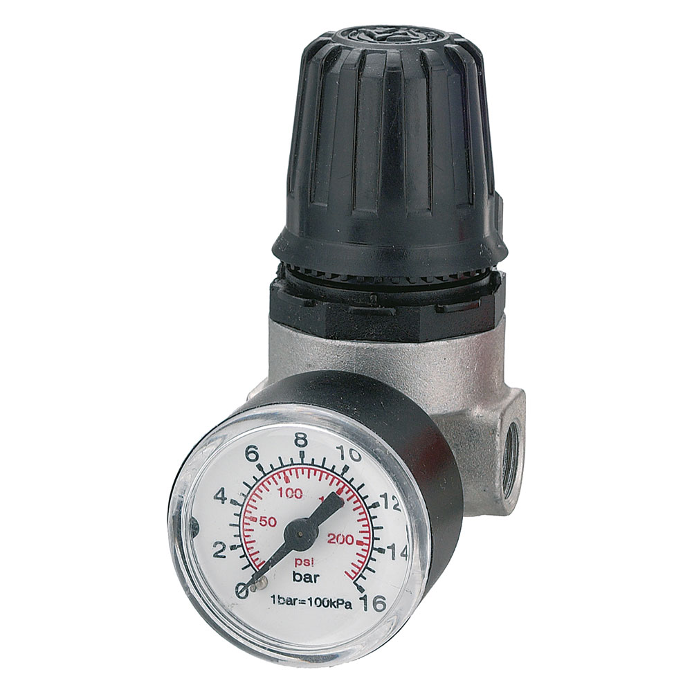 REGOLATORE DI PRESSIONE PER COMPRESSORE '31/A4' 2 vie - att. 1/4 F - immagine 1