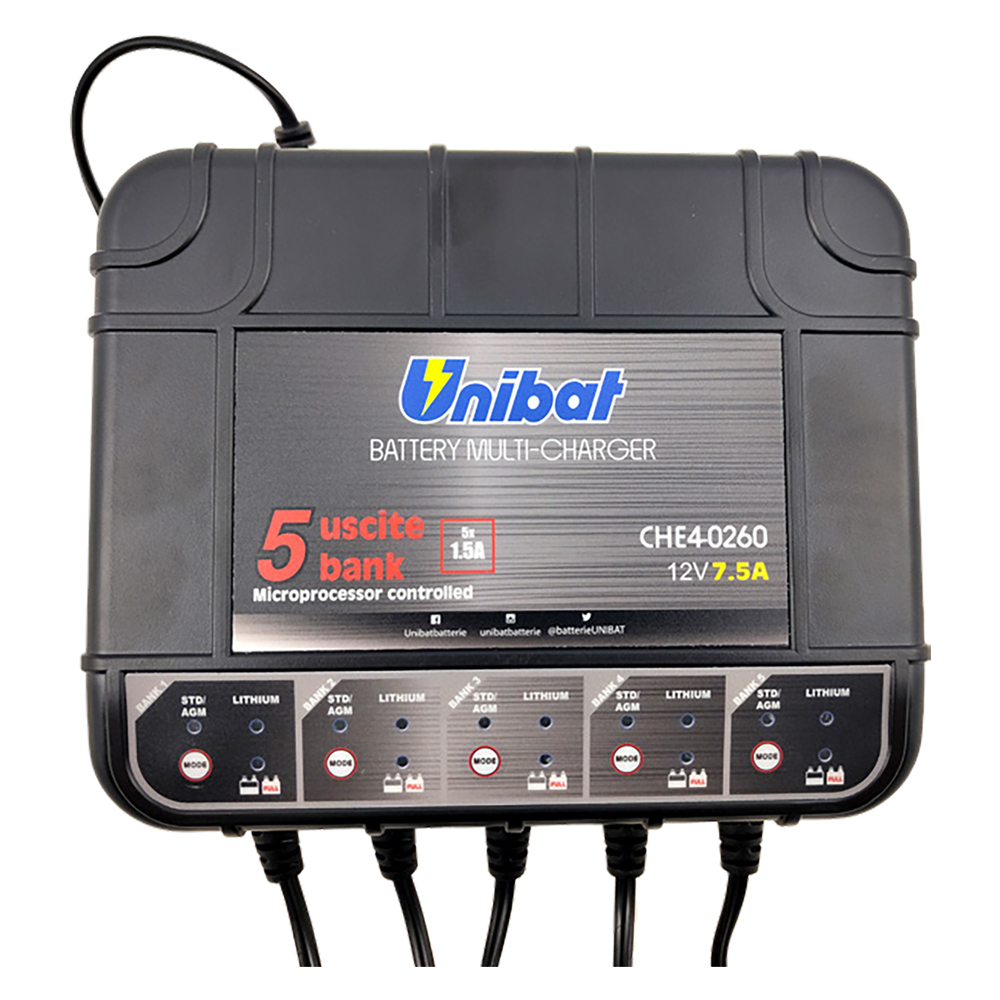 CARICABATTERIA MANTENITORE 'CHARGER BANK' corrente di carica 14,4V (piombo) - 14,6V (litio) - immagine 1